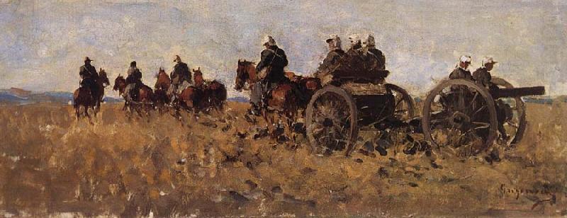 The Artillerymen, Nicolae Grigorescu